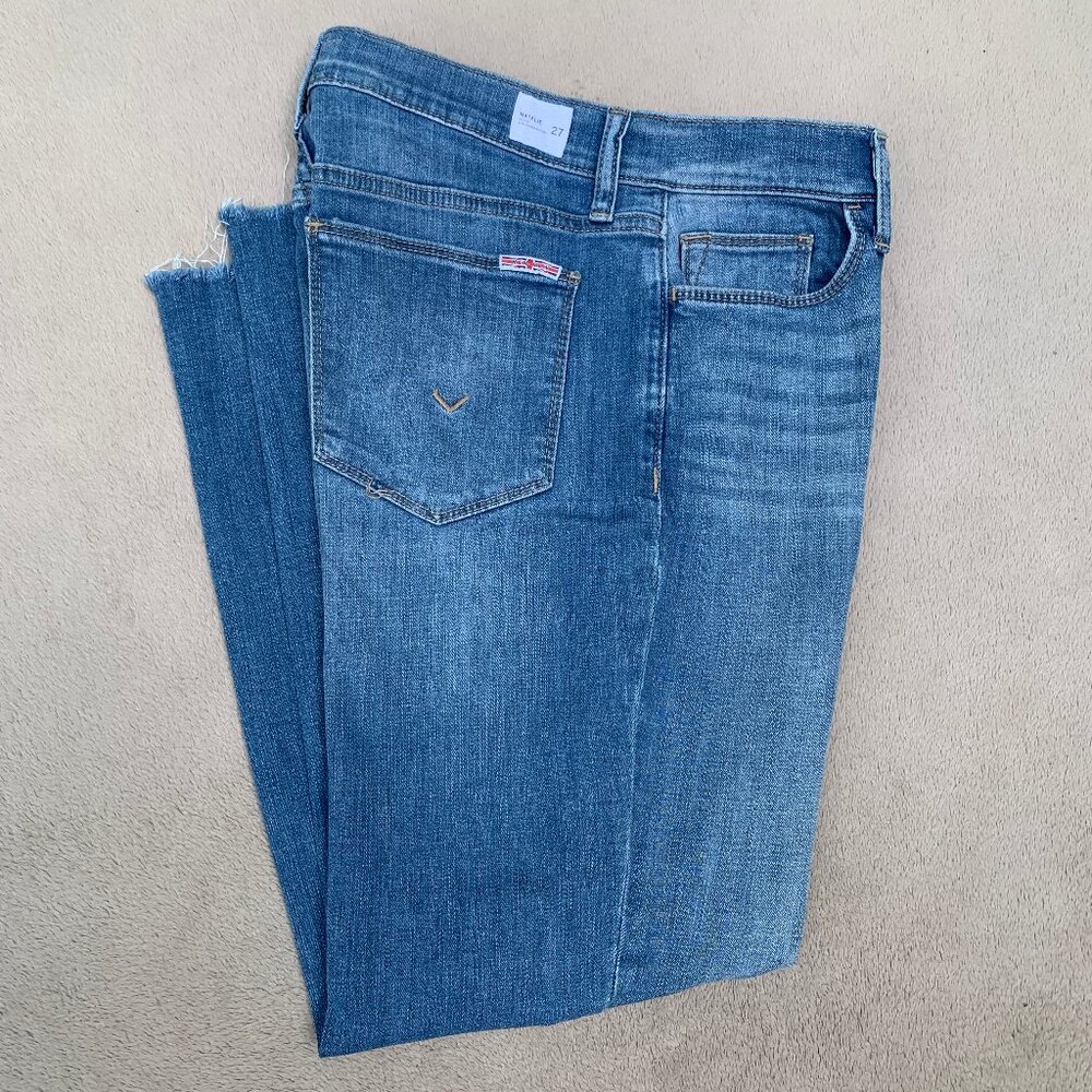 Hudson Natalie Mid Rise Slim Boyfriend Crop Jeans Sz27 - Picture 4 of 16